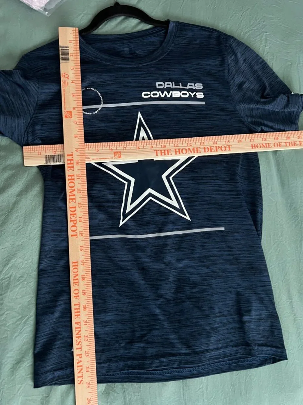 Nike Dri-FIT Dallas Cowboys NFL Graphic Performance T-Shirt Men's Small Blue